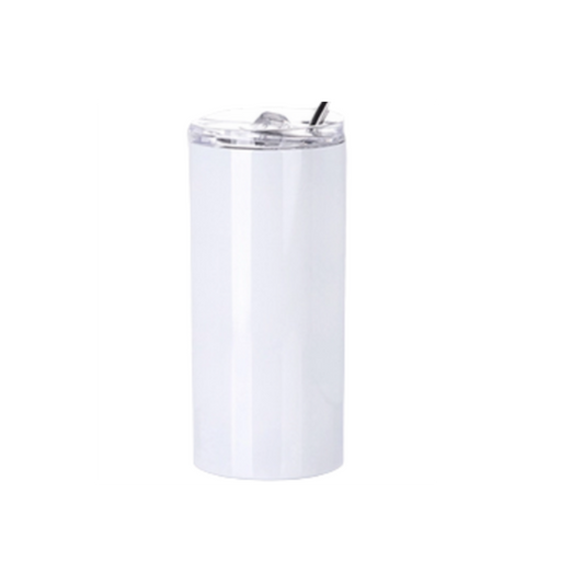 20 oz Stainless Steel Tumbler with Straw