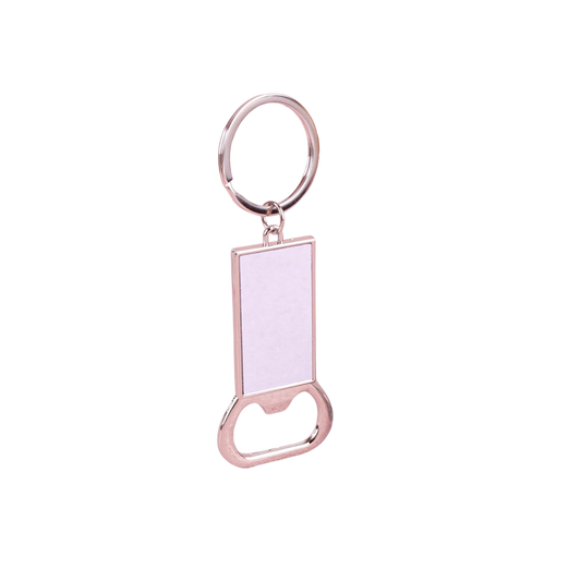 Metal Key Chain with Bottle Opener